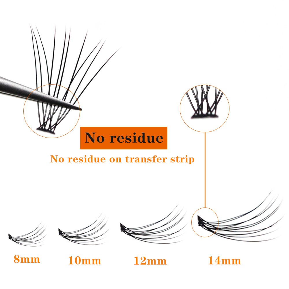 60 cluster/box Individual eyelashes Cluster eyelash extension tool 3D lashes natural false eyelashes