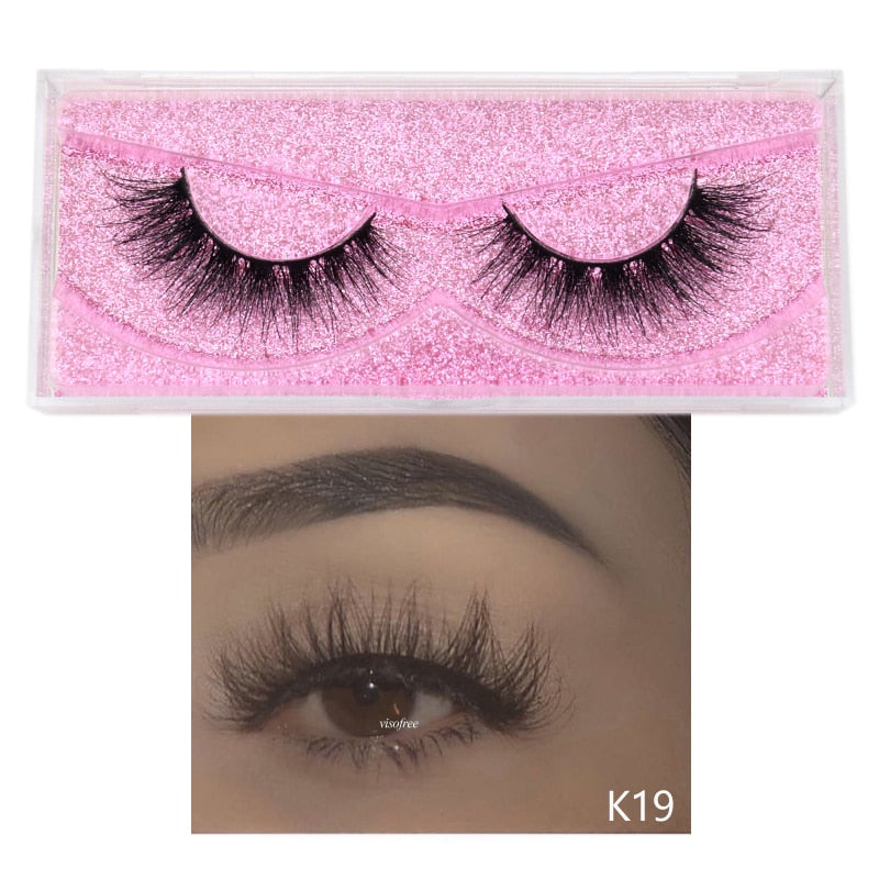 5D Mink Long Lasting Lashes Natural Dramatic Volume Extension Thick Long 3D False Eyelashes