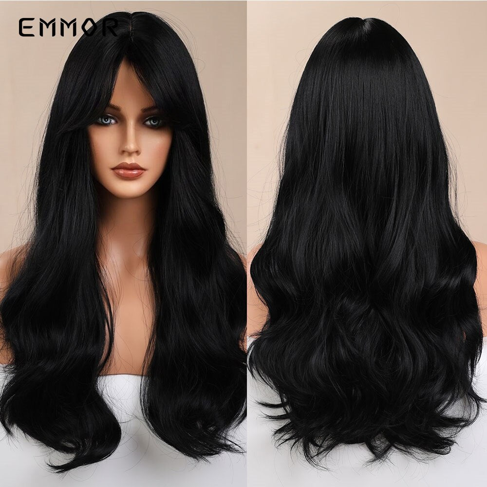Synthetic Wigs Long Wavy Blonde Natural Hair Wigs for Women Cosplay Wigs Heat Resistant Fiber Hair Wig