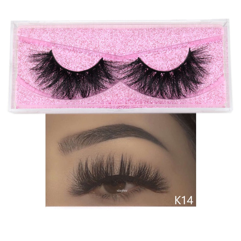 5D Mink Long Lasting Lashes Natural Dramatic Volume Extension Thick Long 3D False Eyelashes