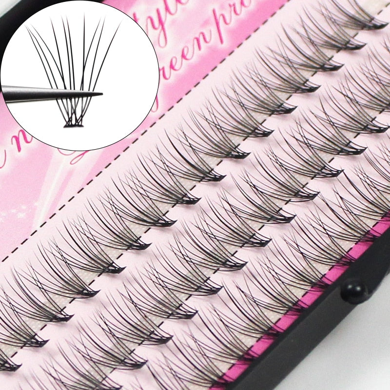 60 clusters Eye Lashes Fake False Eyelashes eyelash extensions false eyelashes