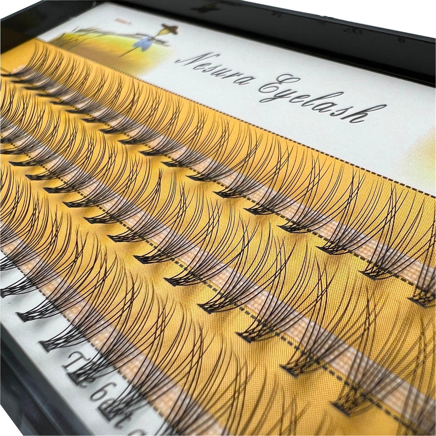 60 Bundles/Box Individual Lashes 10D 0.1/0.07mm Eyelash Extension Natural Style Individual Eyelashes Handmade Eyelash Bundles
