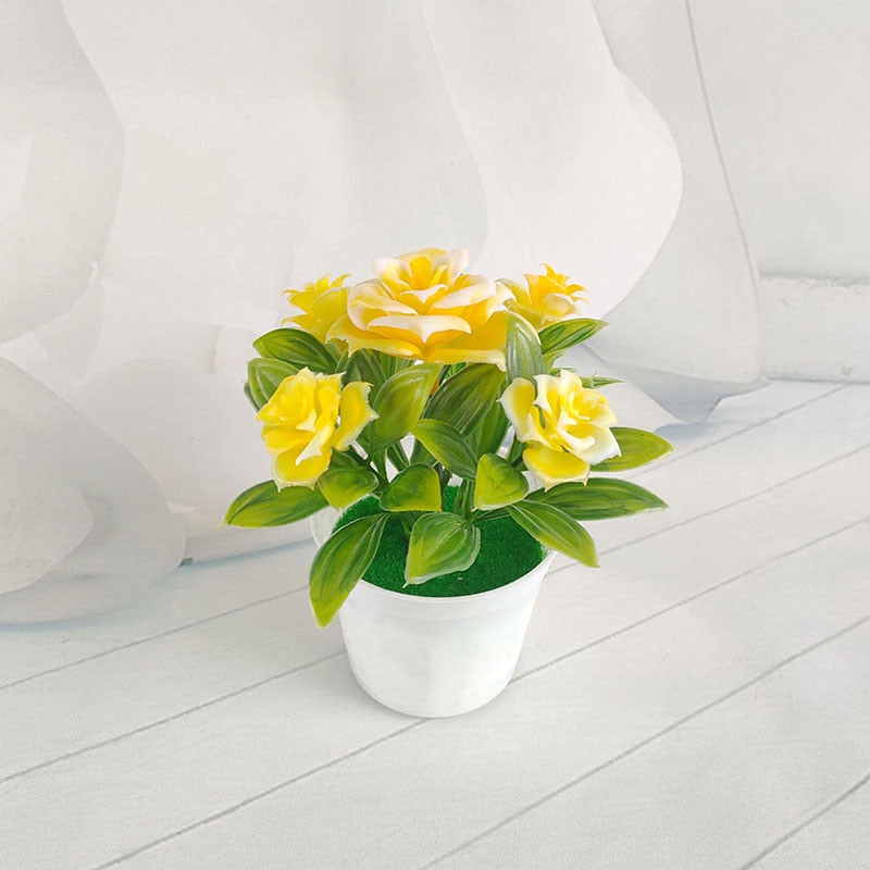 Mini Artificial Aloe Plants Bonsai Small Simulated Tree Pot Plants Fake Flowers Office Table Potted Ornaments Home Garden Decor