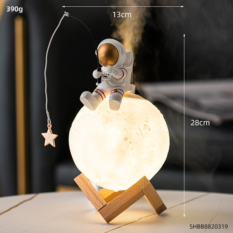 Nordic Astronaut Humidifier kawaii Children room home decor easter Decoration for bedroom Living room Ornaments Art statue