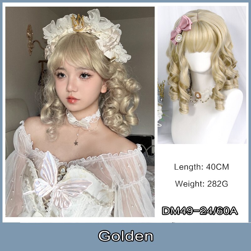 Cosplay Wig With Bangs Synthetic Straight Hair 24 Inch Long Heat-Resistant Pink Wig For Women