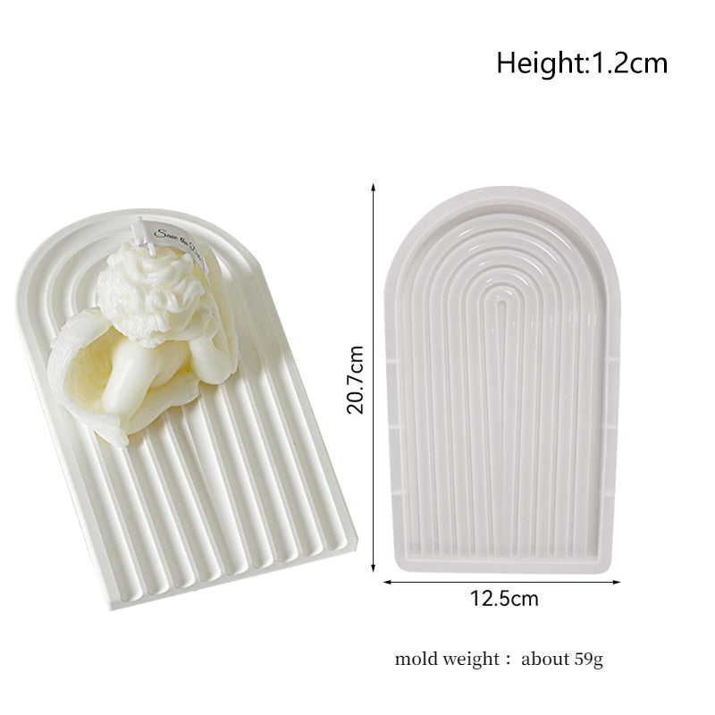 Storage Boxes with Lids Silicone Molds Ornaments Jars Bottles Gypsum Concrete Mold Resin Mold DIY Candle Cup Mold Flowerpot Mold