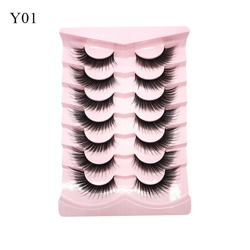 4 Pairs Eyelashes Extension Natural False Eyelashes Cross Long Winged Eyelash End Eye Elongated Big Eye Lashes Lolita Eyelashes