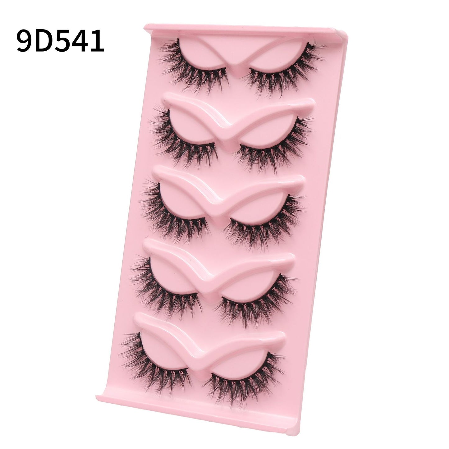 Reusable mink eyelashes 25mm lashes fluffy messy 3D mink lashes 3 pairs natural Long Thick false eyelashes extension