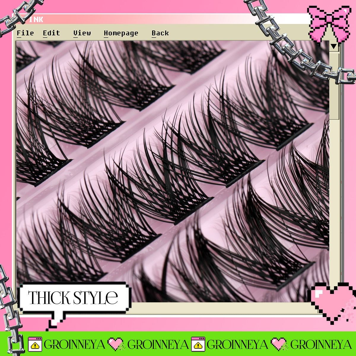 Cluster Lashes 108pcs DIY Eyelash Extension C Curl Individual Lashes Mixed Tray Faux Mink Lash Clusters Elashes