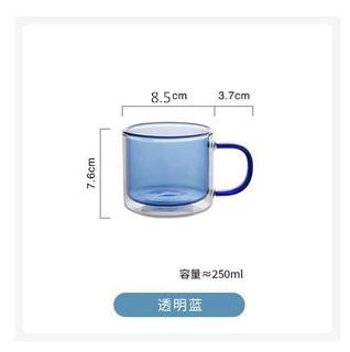 250ml Wine Glasses Drinking Tumbler Whiskey Vodka Cup Coffee Juice Water Cups Tea Creative Mug Double Bottom Glass Mugs