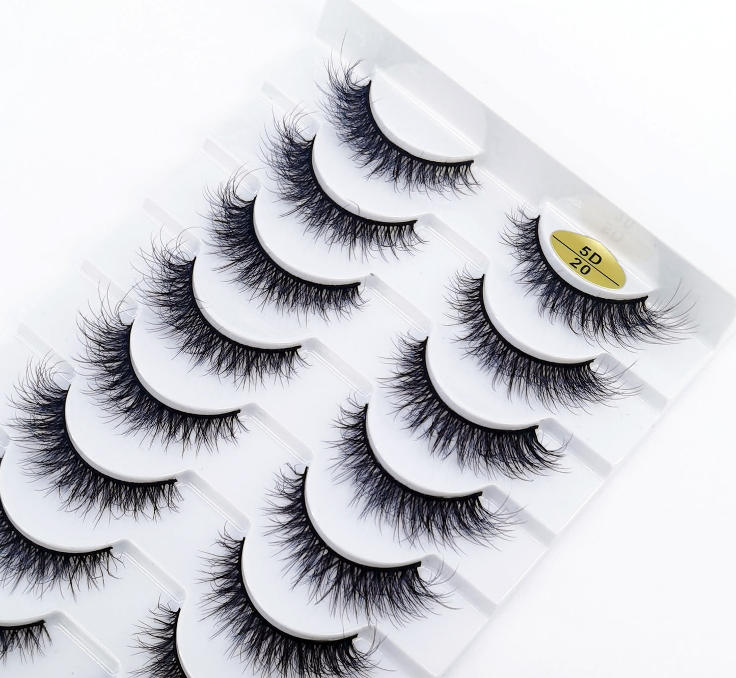 10 Pairs 3D Mink False Eyelashes Natural/Thick Eye Lashes  Fluffy Russian eyelahses Reusable