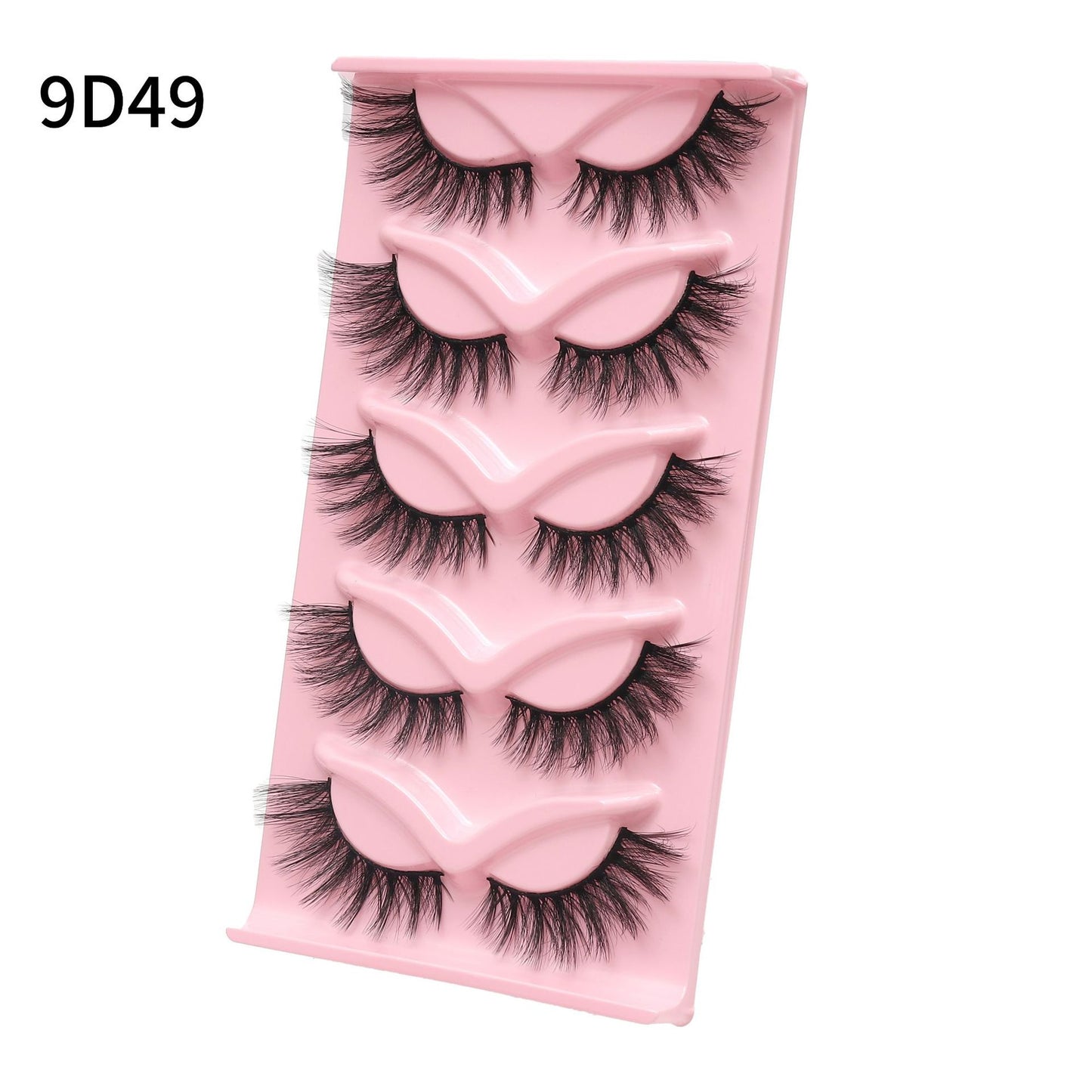 Reusable mink eyelashes 25mm lashes fluffy messy 3D mink lashes 3 pairs natural Long Thick false eyelashes extension