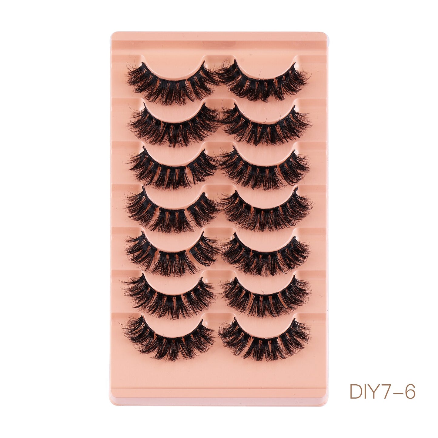 D Curl Lash Clusters Fluffy False Eyelashes 13mm 22mm Wispy Volume Individual Lashes Extensions Natural Fake Eyelashes Clusters