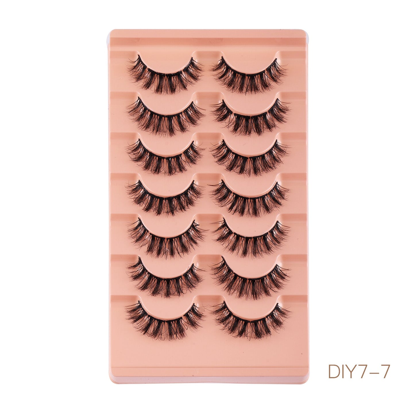D Curl Lash Clusters Fluffy False Eyelashes 13mm 22mm Wispy Volume Individual Lashes Extensions Natural Fake Eyelashes Clusters