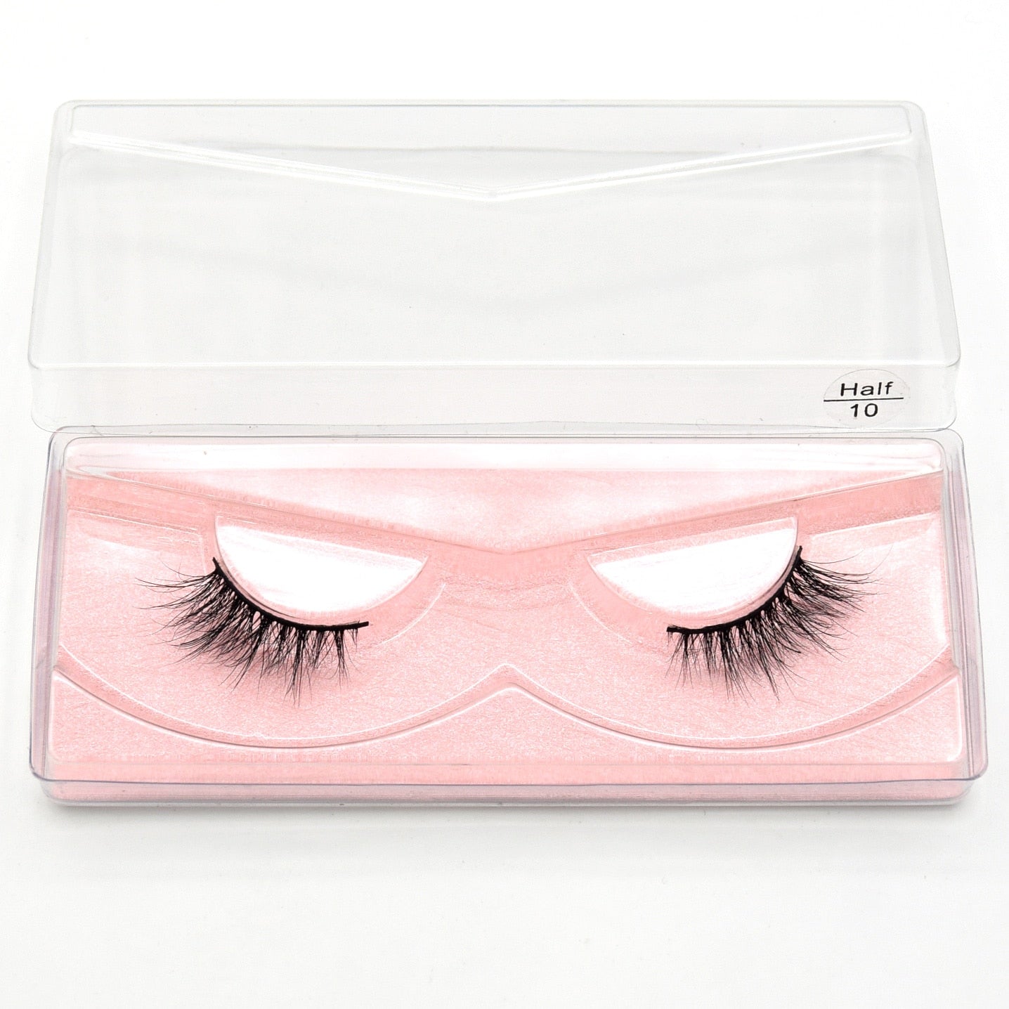Half Lashes 3D False Eyelash Half Mink Eyelash Messy Cross Short Natural Fake Eyelashes Winged Lashes
