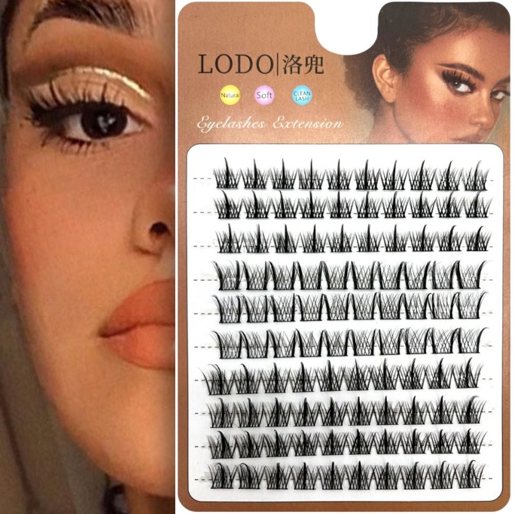 10 rows Mix Style Individual Lashes Little Devil Lashes Sweet Spicy Sunflower Superfine False Eyelashes