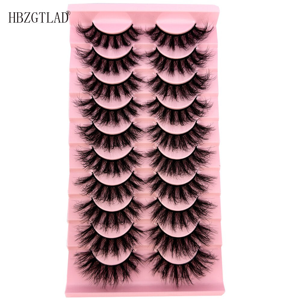 500Pairs 3D Faux Mink Lashes Natural long Mink False Eyelashes Fake Eyelash Mink Lashes Extension Cils