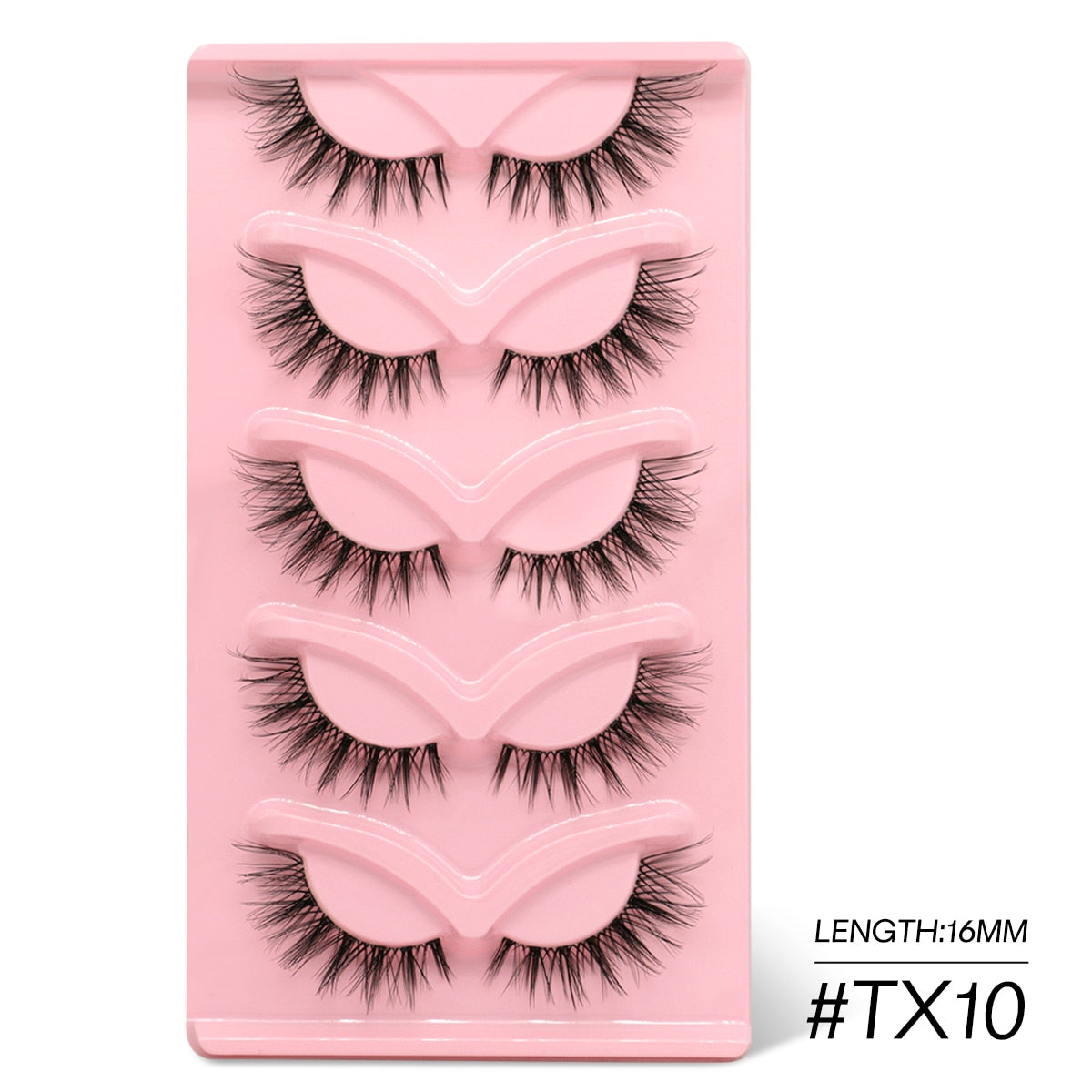 Cat Eye Lashes Faux Mink Eyelashes Clear Band Lashes Winged End Eye Elongated Fake Lashes Soft Eyelashes Extension