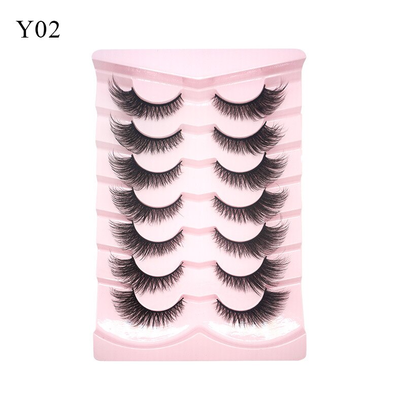 4 Pairs Eyelashes Extension Natural False Eyelashes Cross Long Winged Eyelash End Eye Elongated Big Eye Lashes Lolita Eyelashes