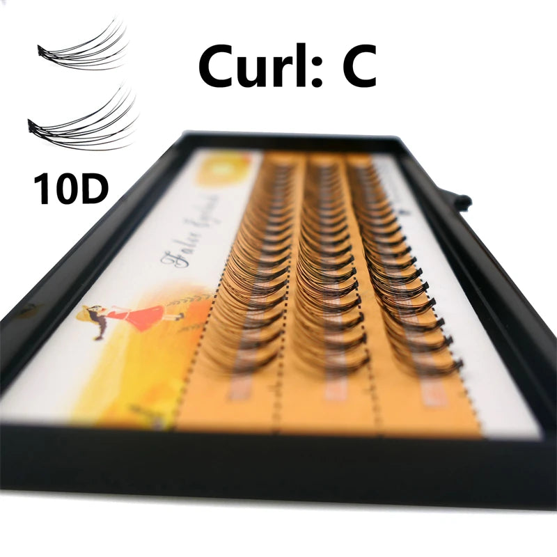 60 pcs grafted eyelashes natural soft eyelashes false eyelashes