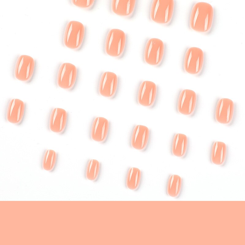 Press On Nails Solid color Short