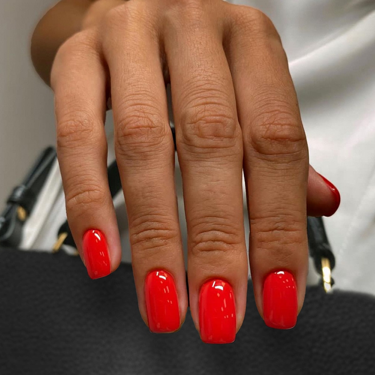 Press On Nails Solid color Short