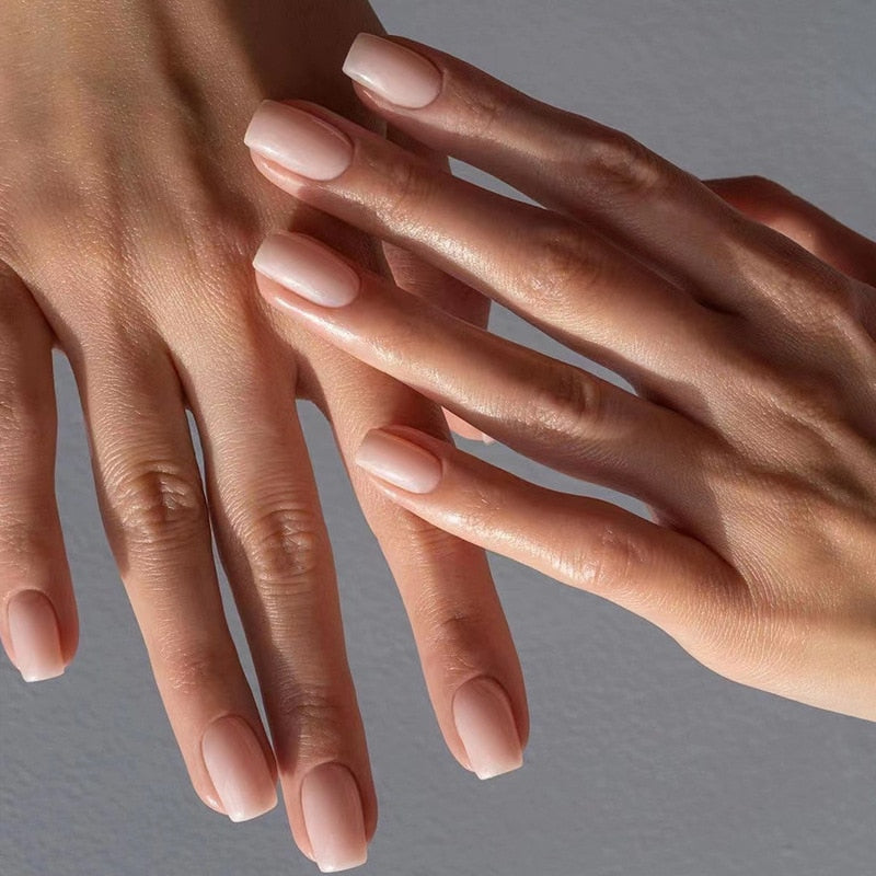 Press On Nails Solid color Short