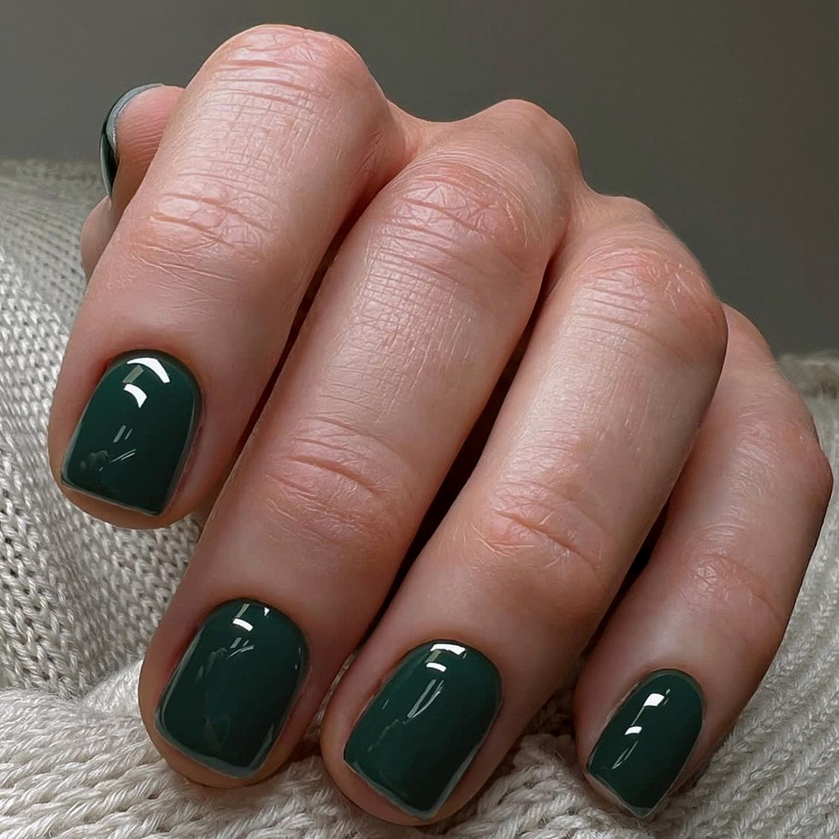 Press On Nails Solid color Short