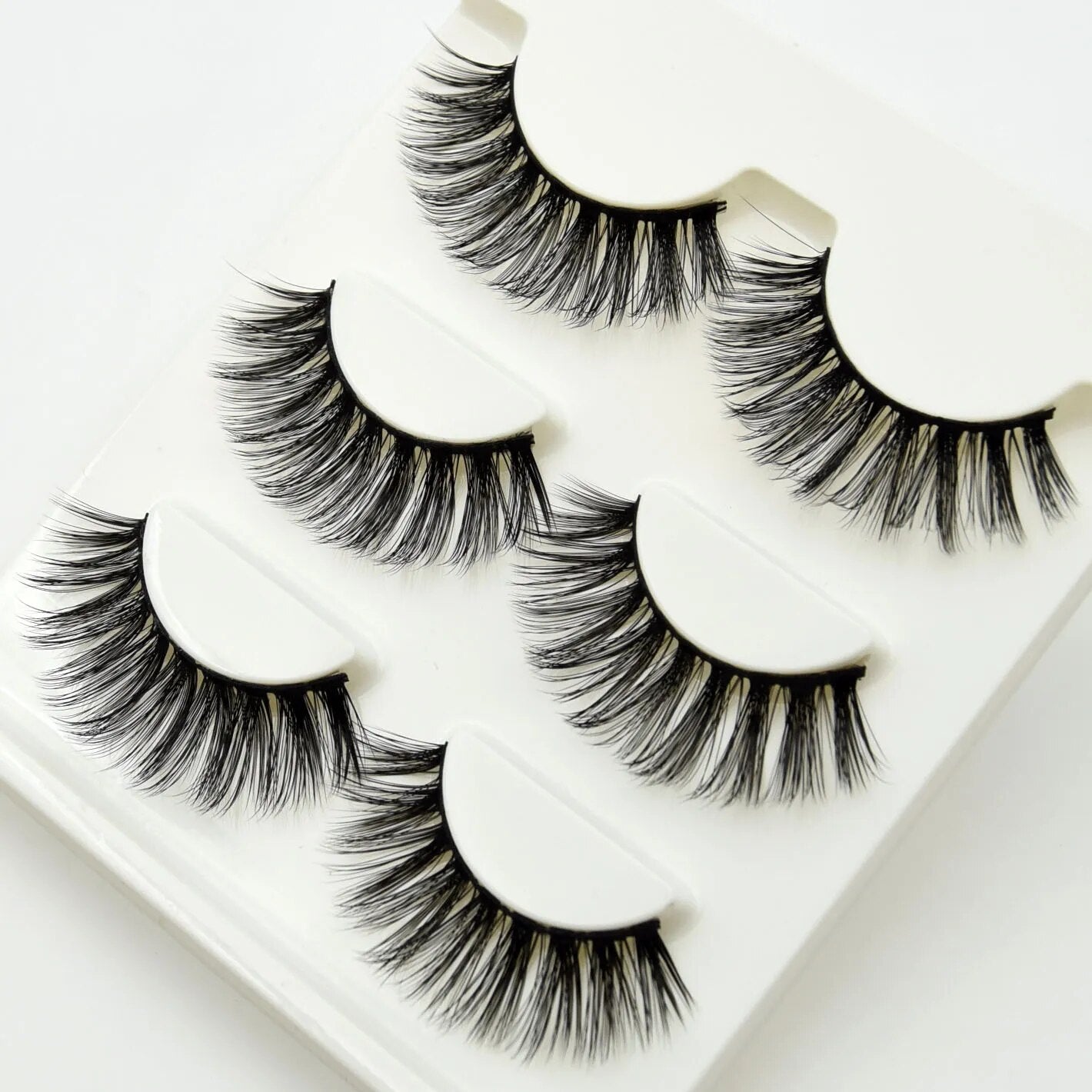 5paris/10pairs Faux Mink Eyelashes Make Up False Cils Hand Made Fake Eyelashes Wholesale Thick Eyelashes Extension