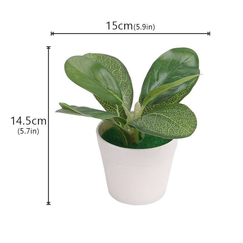 Mini Artificial Aloe Plants Bonsai Small Simulated Tree Pot Plants Fake Flowers Office Table Potted Ornaments Home Garden Decor