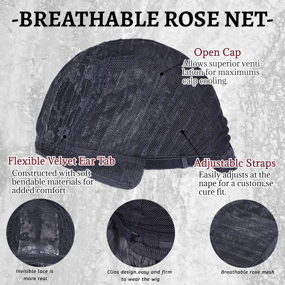 Black Wavy Wigs with Bangs Short Black Bob Wigs for Women Synthetic Natural Looking Heat Resistant Fiber Hair