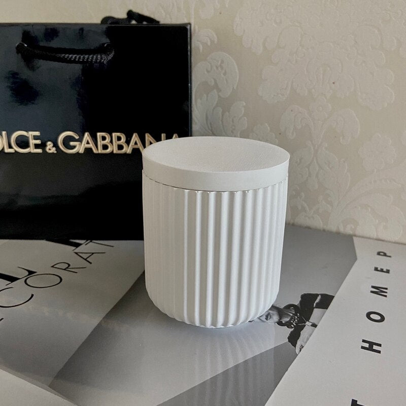 Storage Boxes with Lids Silicone Molds Ornaments Jars Bottles Gypsum Concrete Mold Resin Mold DIY Candle Cup Mold Flowerpot Mold