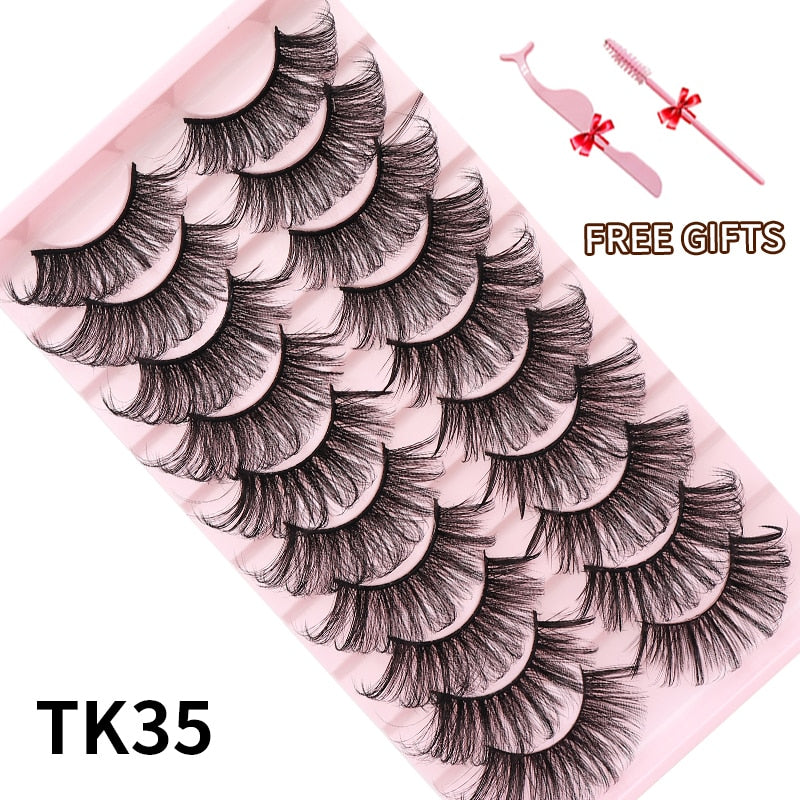 Fake Eyelashes Russian Strip Lashes False Eyelashes Biche Eyes Extension Lashes Russian Volume Russian Lashes