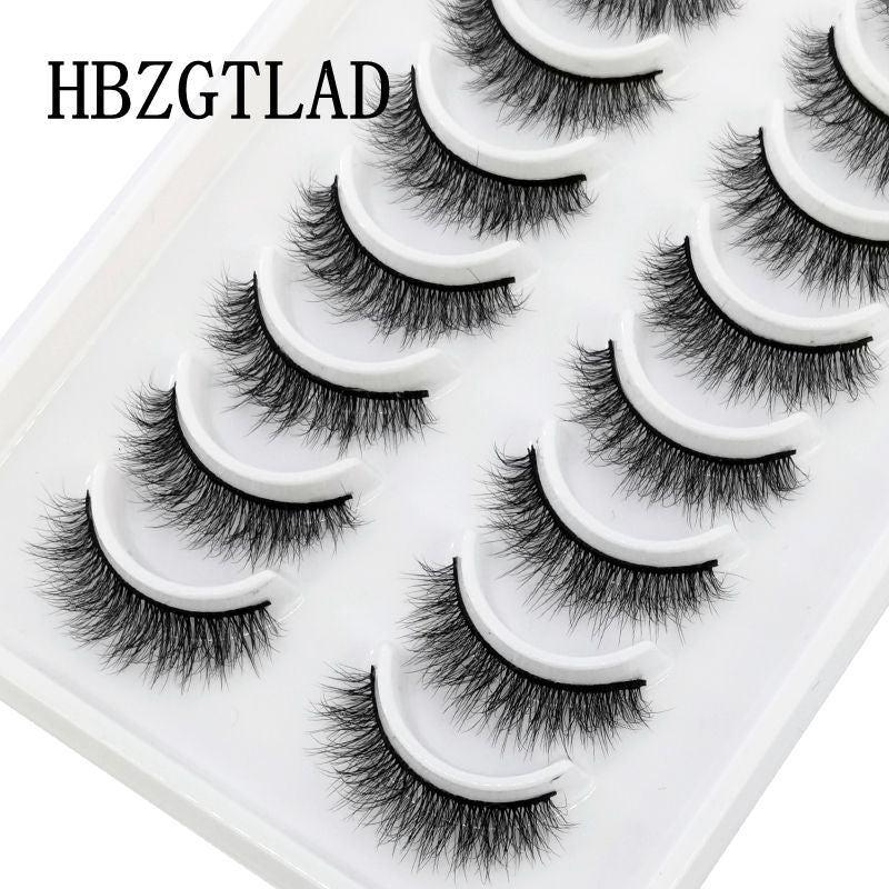 10 Pairs 3D Mink False Eyelashes Natural/Thick Eye Lashes  Fluffy Russian eyelahses Reusable