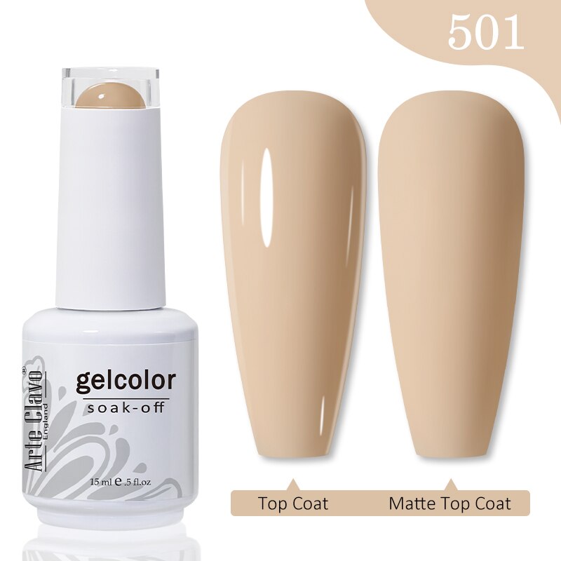 Gel Nail Polish 15ml Nude Pink Soak Off LED UV Lacquer Varnish Semi Permanent Top Base Coat Nail Art Gellak Manicure