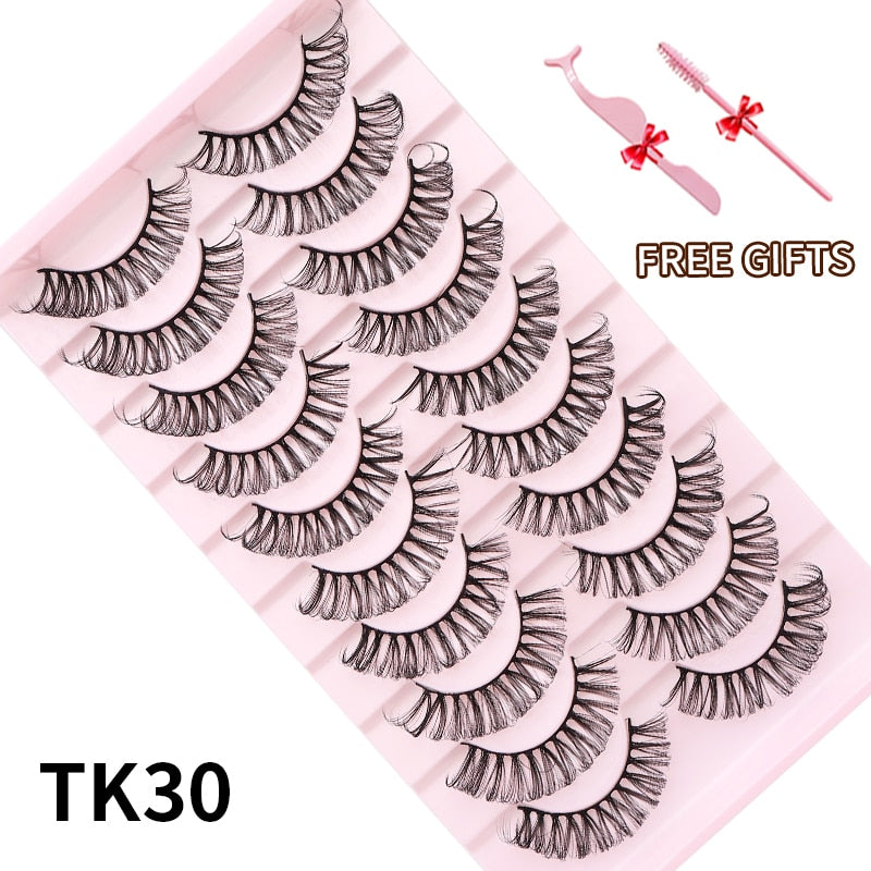 Fake Eyelashes Russian Strip Lashes False Eyelashes Biche Eyes Extension Lashes Russian Volume Russian Lashes