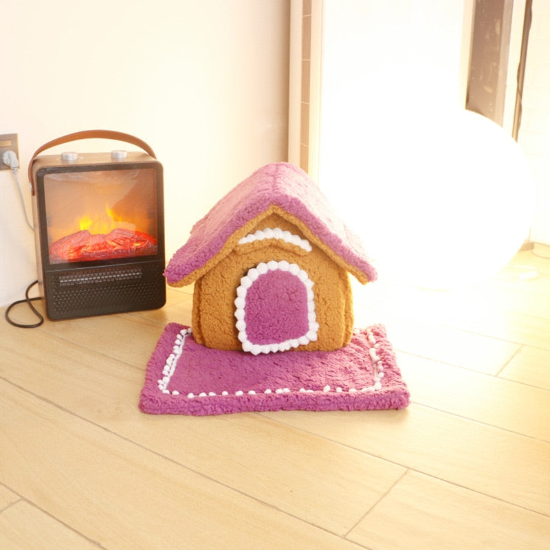 Strawberry Milk Banana Milk Cat Bed Cat House