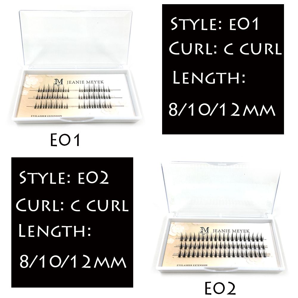 78 Clusters 0.07mm C Curl 8/10/12mm Volume Mix Eyelashes DIY Extension Lashes Natural Segmented Mink Eyelashes