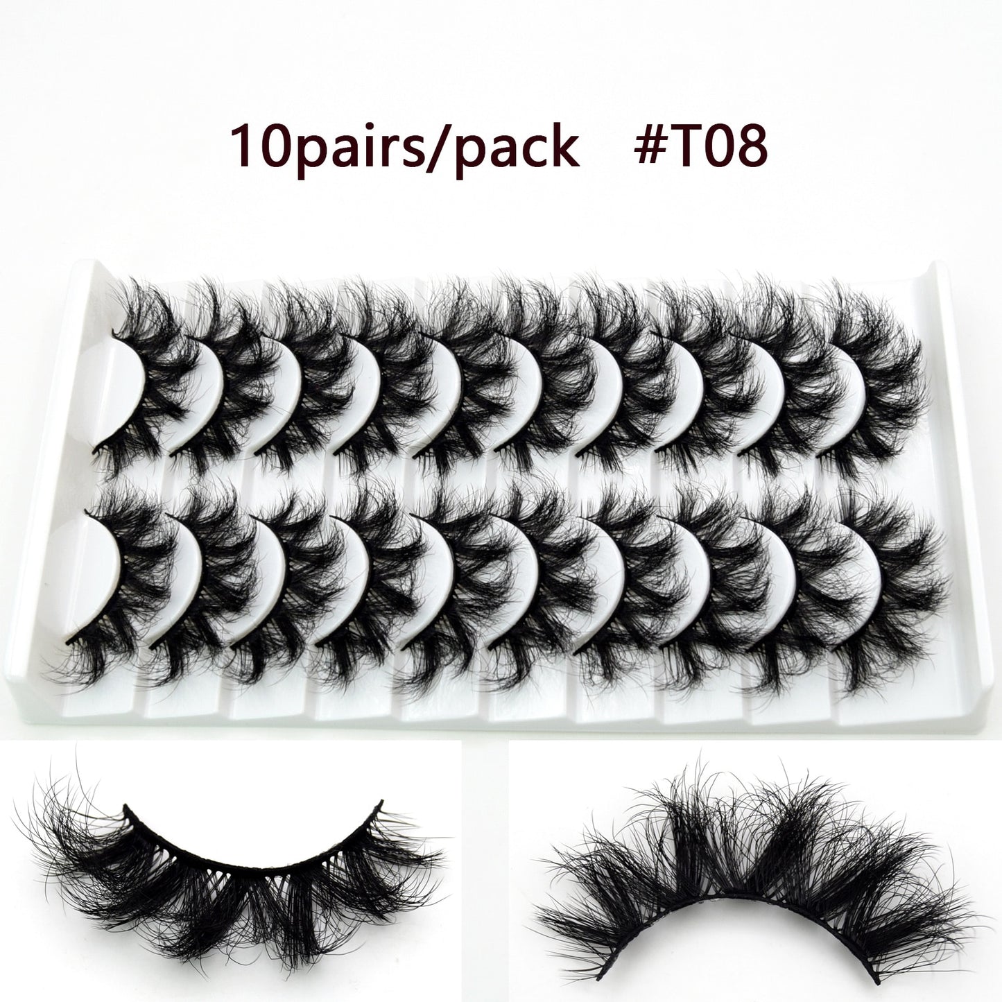 5D Mink Long Lasting Lashes Natural Dramatic Volume Extension Thick Long 3D False Eyelashes