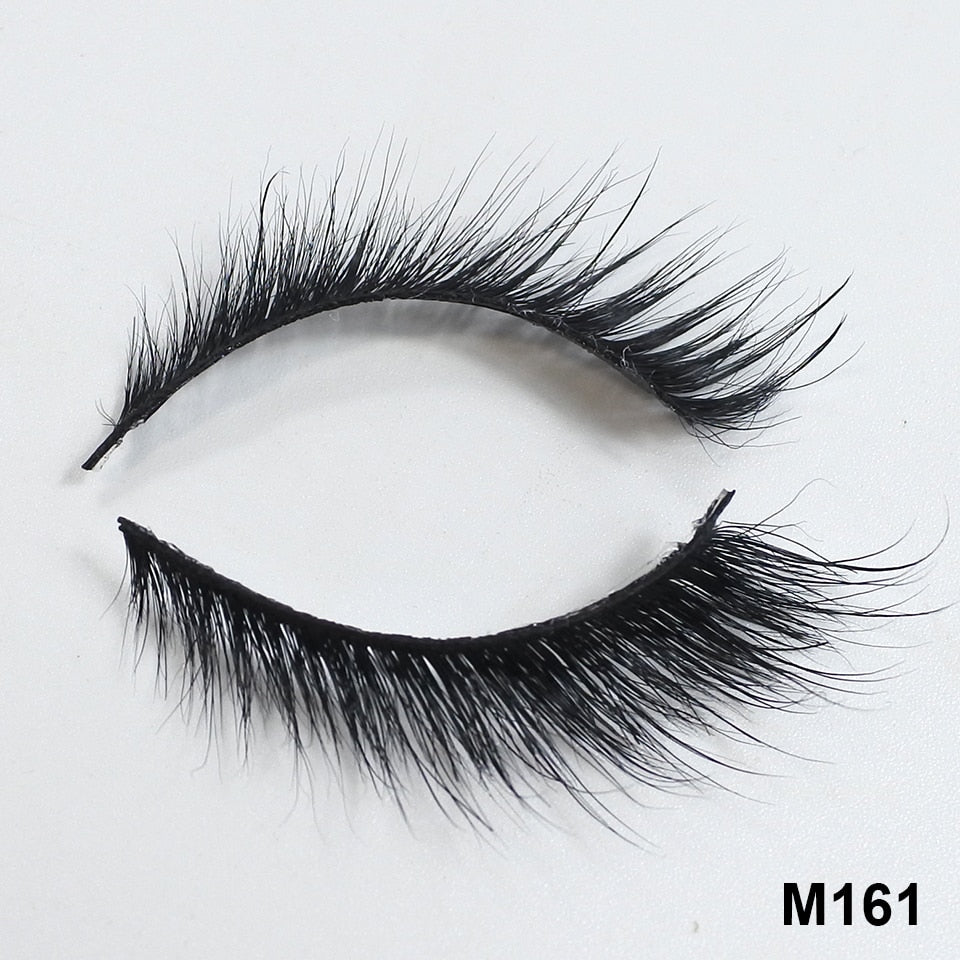 Mink Eyelashes 10mm-18mm Short Natural 3d Mink Lashes Winged Cateye Lashes