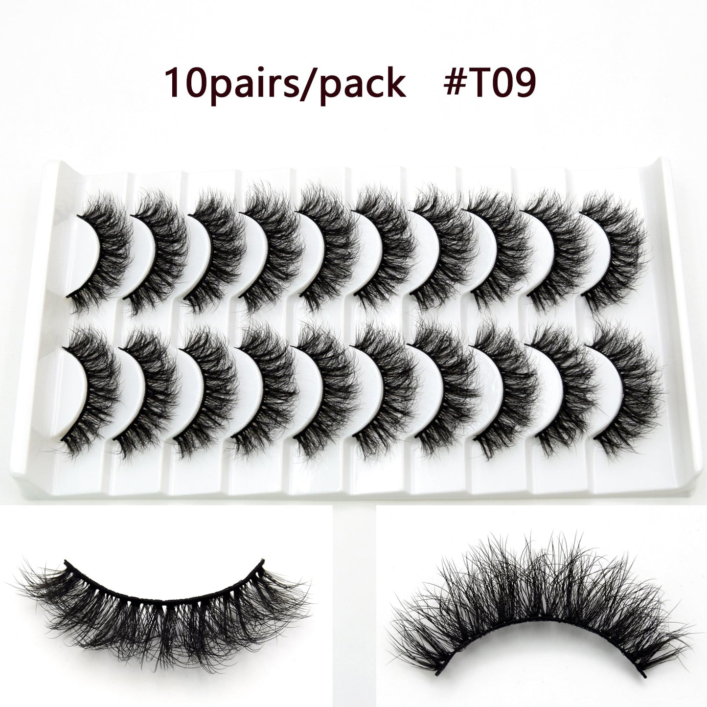 5D Mink Long Lasting Lashes Natural Dramatic Volume Extension Thick Long 3D False Eyelashes