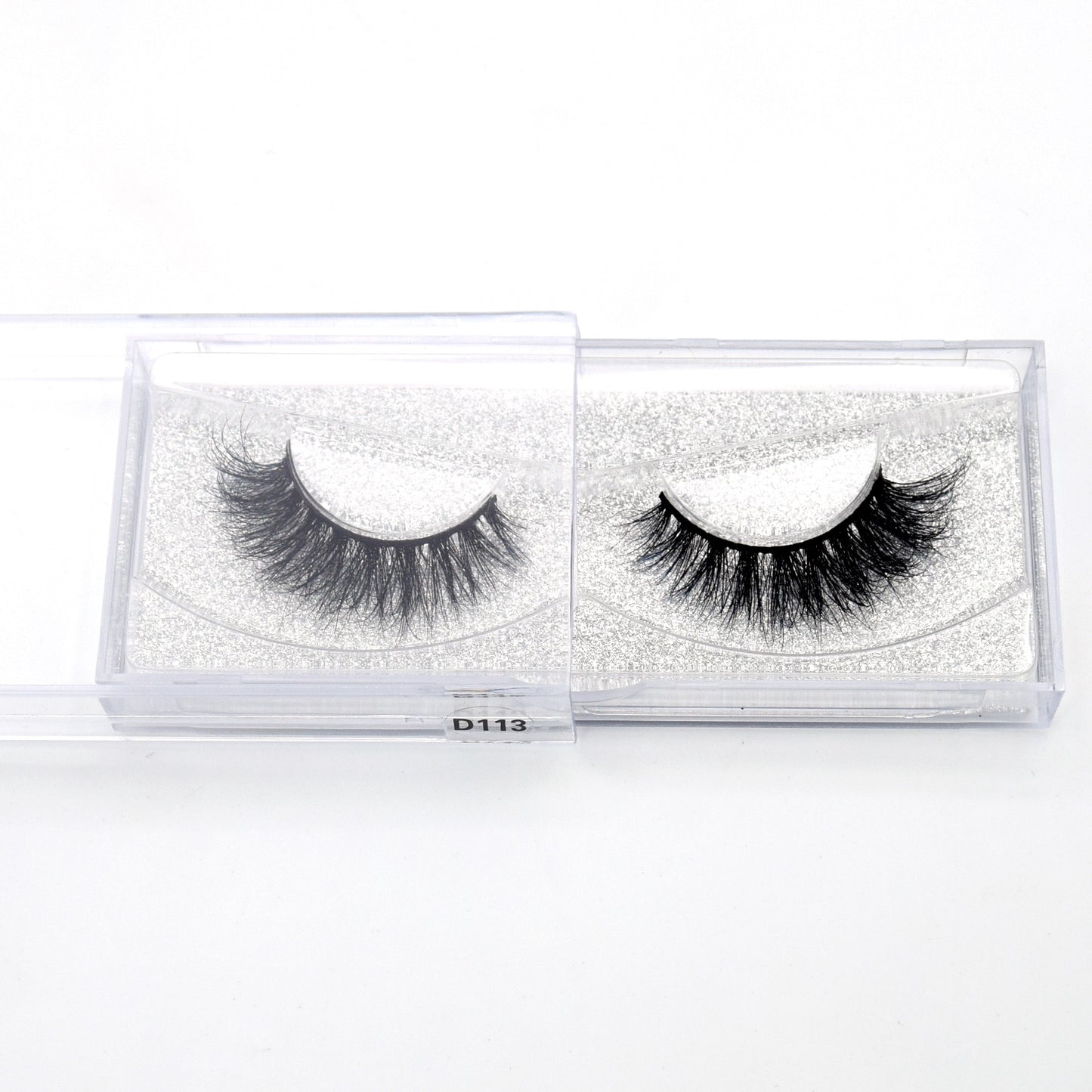 5 Pairs D113 Mink Lashes Mink False Eyelash Natural Long 3D Mink Fake Eyelashes Wispy WingeLashes