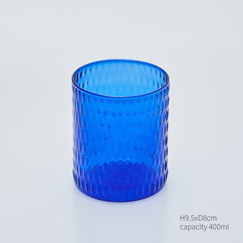 Blue Cups Coffee Mug Glass Cup Tea Milk Lemon Juice Coffee Water Cup Bar Drinkware Creativity wine glasses Home Cafe Drinkware