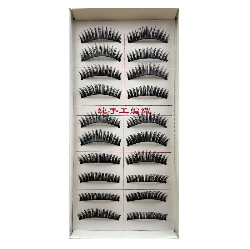 9 Pairs Eyelashes Soft Fluffy 3D Mink False Eyelashes Thick HandMade Volume Mink Lashes Faux Cils Natural Fake Lash