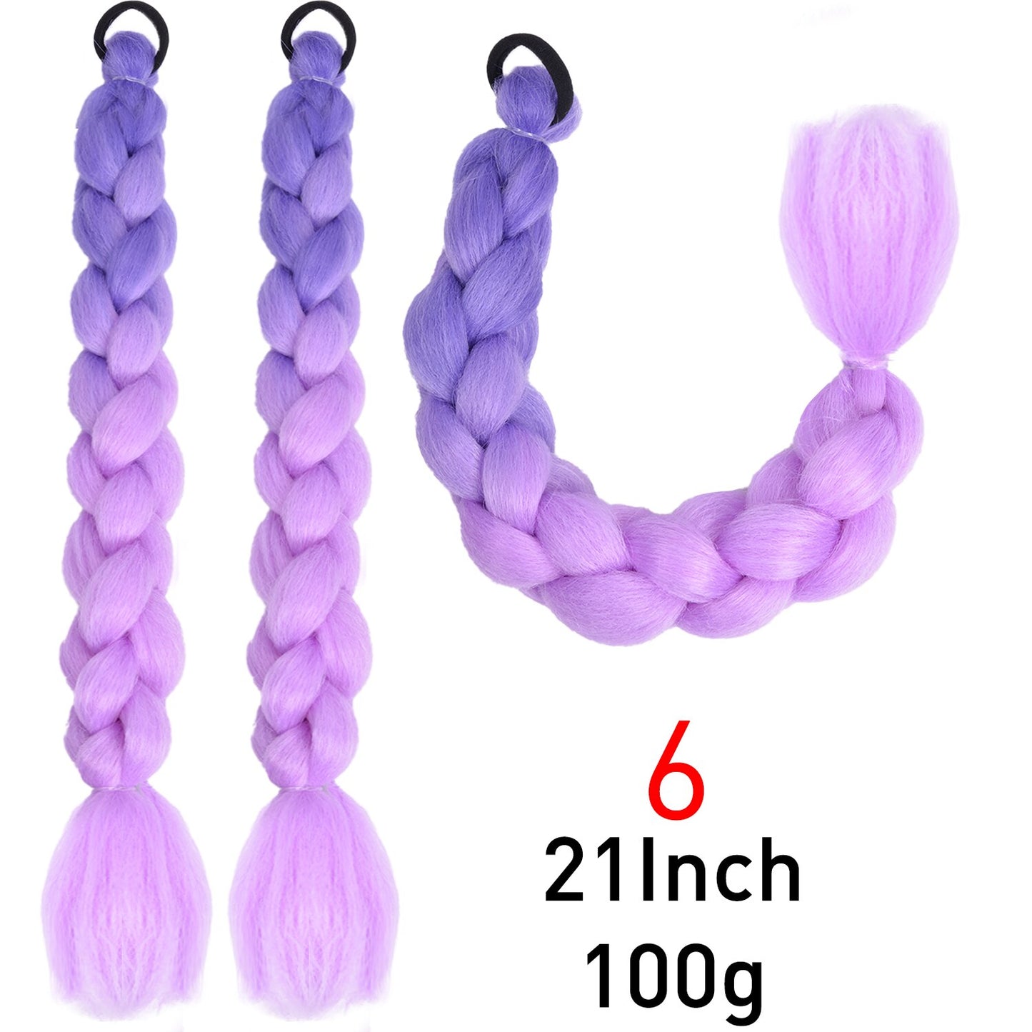 Synthetic Braided Plaited Fishtail Fishbone Drawstring Ponytail 20Inch Long Ombre Blonde Pink Hair Extensions For Women