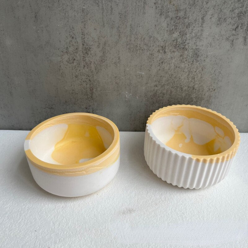 Storage Boxes with Lids Silicone Molds Ornaments Jars Bottles Gypsum Concrete Mold Resin Mold DIY Candle Cup Mold Flowerpot Mold