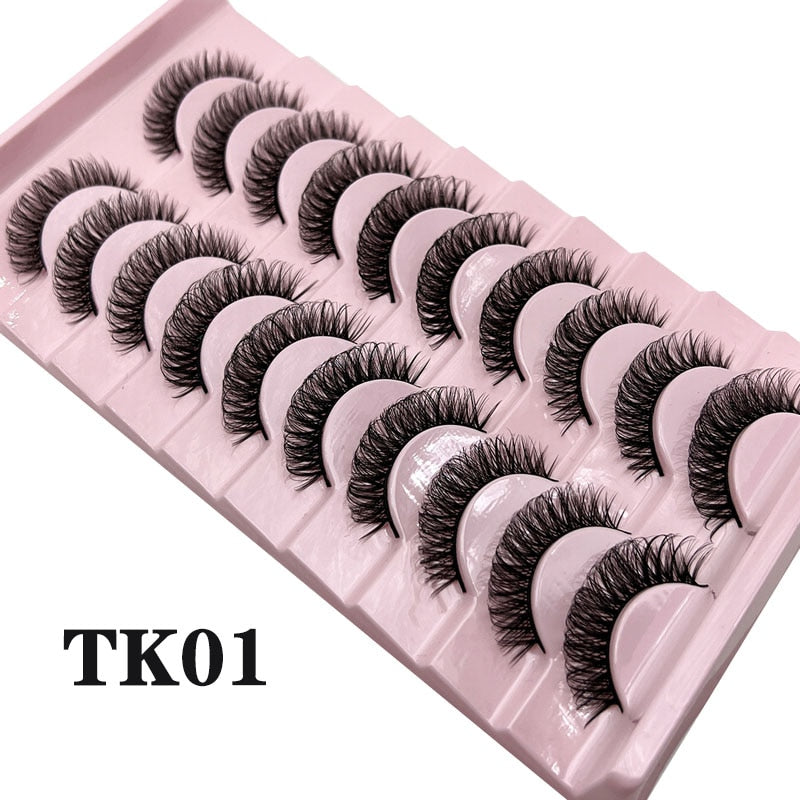 Fake Eyelashes Russian Strip Lashes False Eyelashes Biche Eyes Extension Lashes Russian Volume Russian Lashes