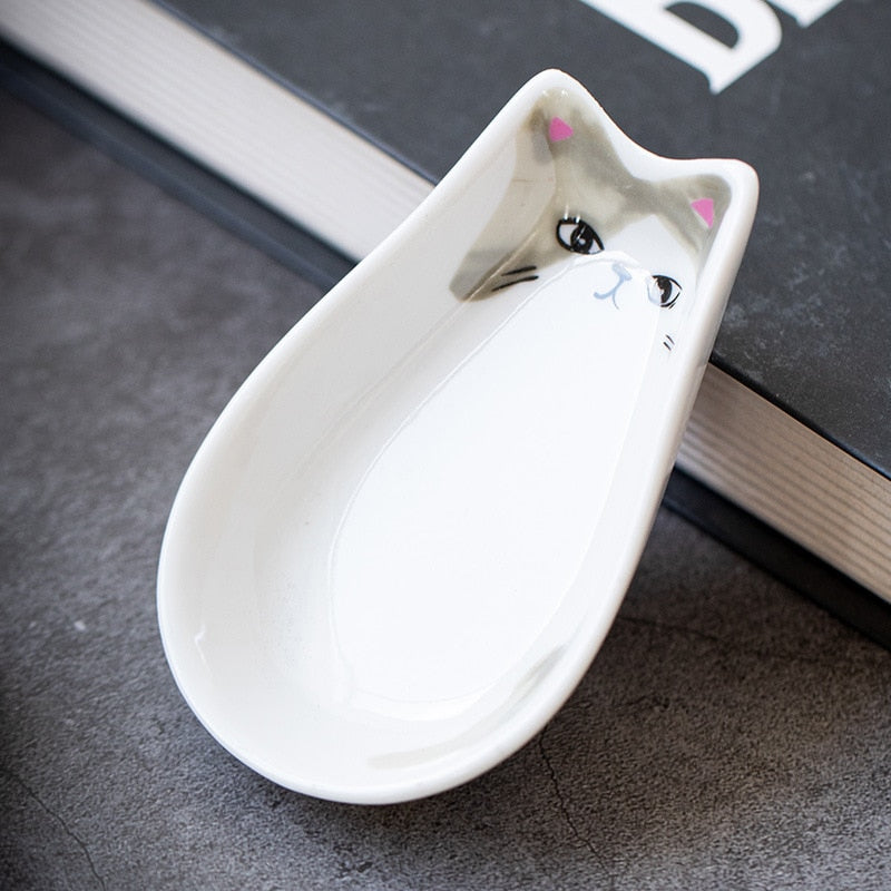 Japanese Style Ceramic tiny Plate Creativity Home Soy Sauce Vinegar Mustard Seasoning  Animal Ceramic Dish Kitchen