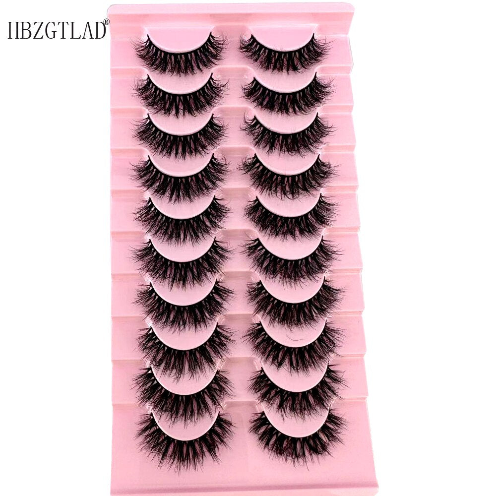 500Pairs 3D Faux Mink Lashes Natural long Mink False Eyelashes Fake Eyelash Mink Lashes Extension Cils