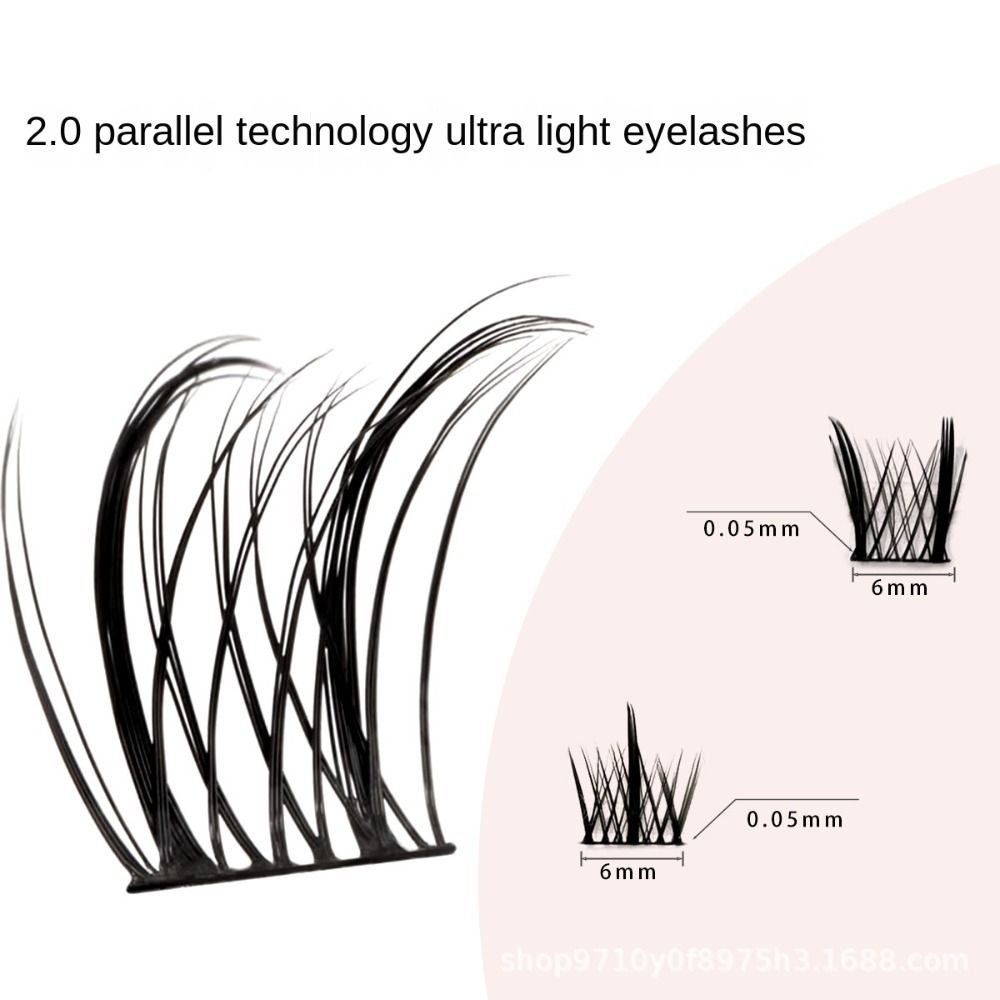 10 rows Mix Style Individual Lashes Little Devil Lashes Sweet Spicy Sunflower Superfine False Eyelashes